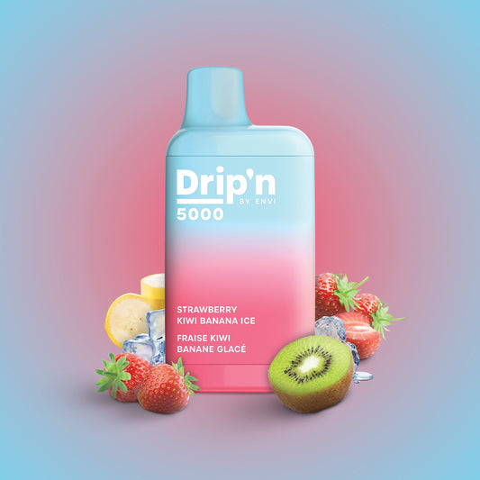 DRIP'N 5000 STRAWBERRY KIWI BANANA ICE 20MG