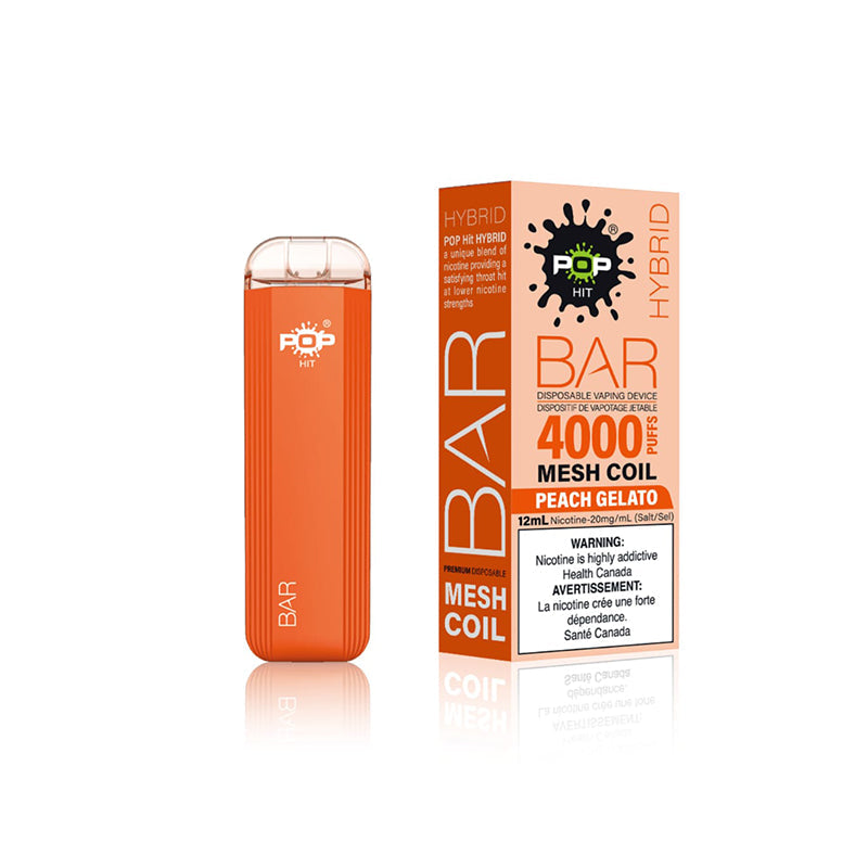 POP BAR 4000 PEACH GELATO