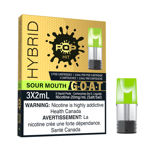 POP HYRBRID PODS SOUR MOUTH G.O.A.T. 20MG