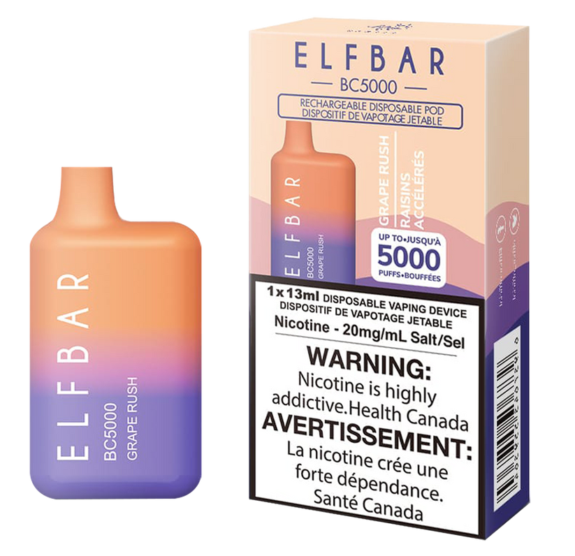 ELF BAR BC5000 GRAPE RUSH 20MG