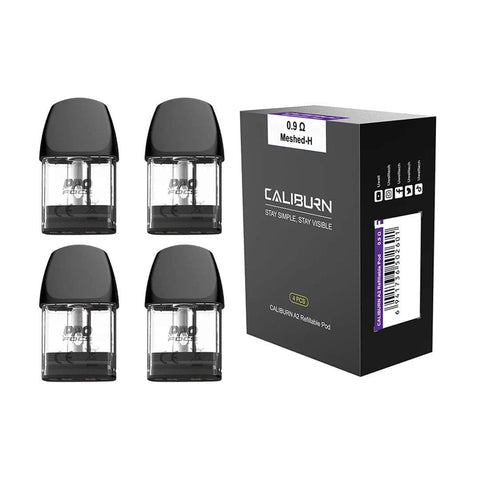 CALIBURN A2 MESH PODS 0.9 ohm (4/Pack)