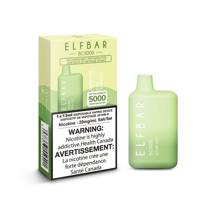 ELF BAR BC5000 CRYSTAL STING( SOUR CDY) 20MG